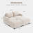 Corduroy Sleeper Sectional For Small Space Upholstered Sofa Bed-823056549