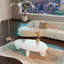 Table basse Modern Cobblestone - blanc ultrabrillant-270456109