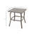 Dravik Modern Coastal Side Table with Sturdy Iron Powder-Coated Frame