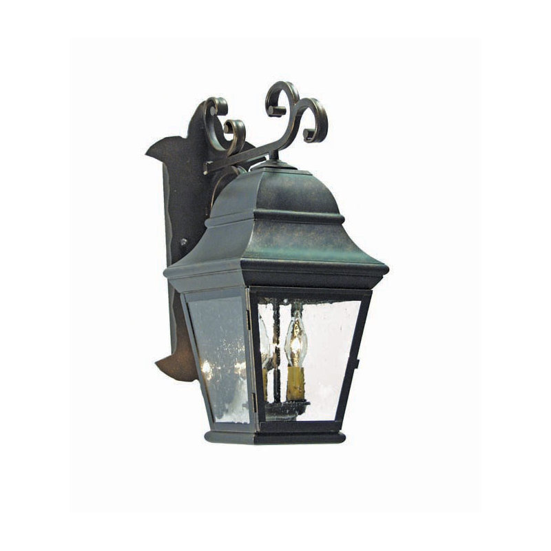 Hagen Steel Wall Light, Gilded Tobacco, Clear Acrylic