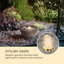 Outdoor Rock Fountain with Lights
