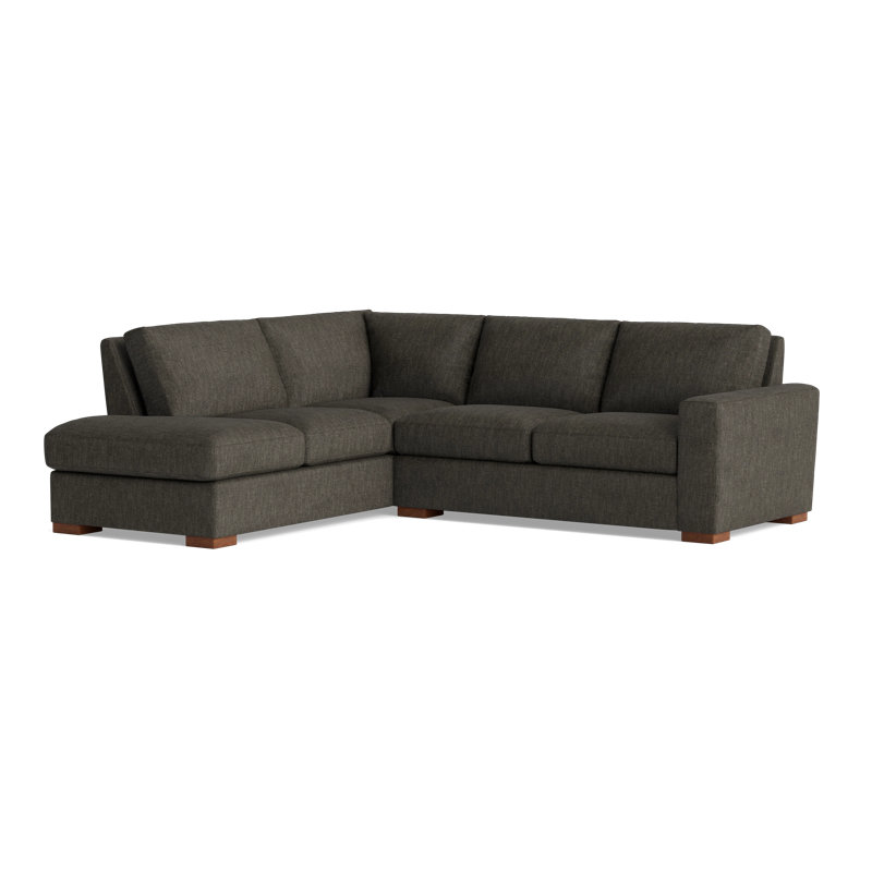 Couch Potato Sectional, Left Hand Facing, Performance Weave - Onyx