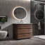 Meuble-lavabo simple avec plateau en céramique Derrance-642435465-642435478