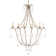 Elizabeth 6 - Light Candle Style Empire Chandelier with Crystal Accents