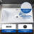 67" x 32" Freestanding Soaking Acrylic Rectangular Bathtub, Non-Slip Design-106928052-106928058