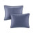Navy Reversible Antimicrobial Twin Quilt Set