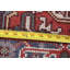Tapis oriental traditionnel ivoire / rouge en laine 3 x 6