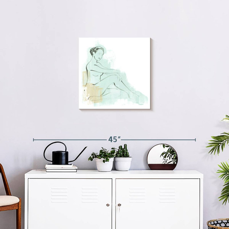 Leisha Colorblock Figure III, 20" H x 20" W