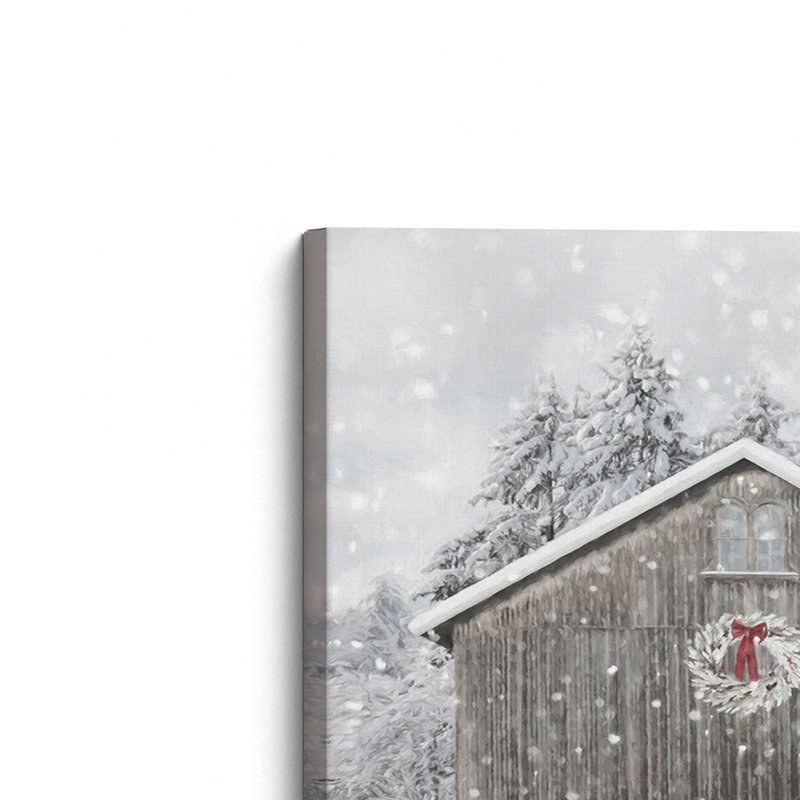«Christmas in the Pines» par Lori Deiter, reproduction d'art, L 24 po x H 18 po, Ne s’applique pas, Toile tendue
