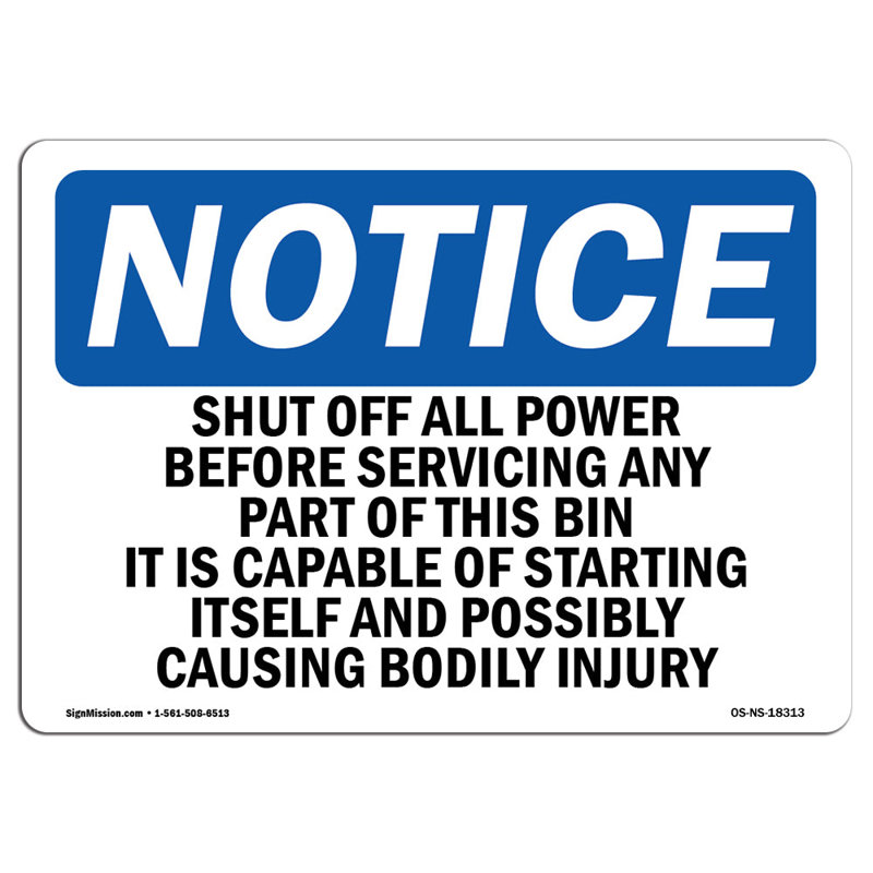 Notice Sign