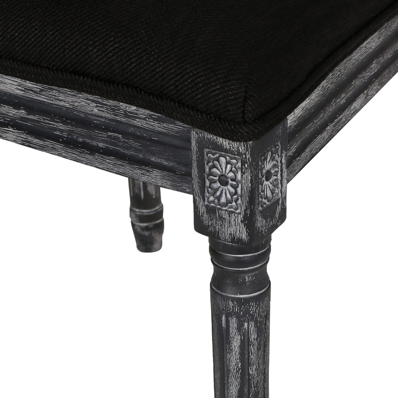 Chaise de salle à manger, Noir, Noir