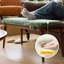 Banc rembourré vert noisette-275847423