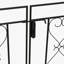 Outsunny Outdoor Garden Arch, Double Gates, 114L x 36W x 232H cm, Black