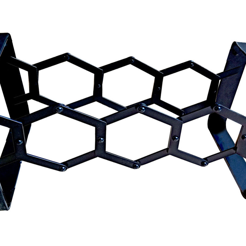 Emmylou Tabletop Wine Bottle Rack in Black