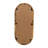 Ozma Solid Wood Oval Wall Mirror