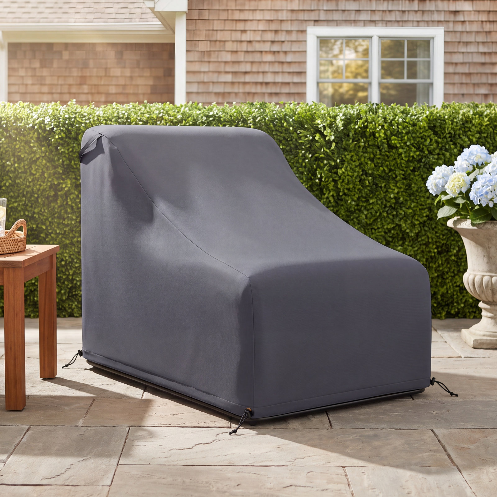 Outdoor Armless Lounge Chair Cover