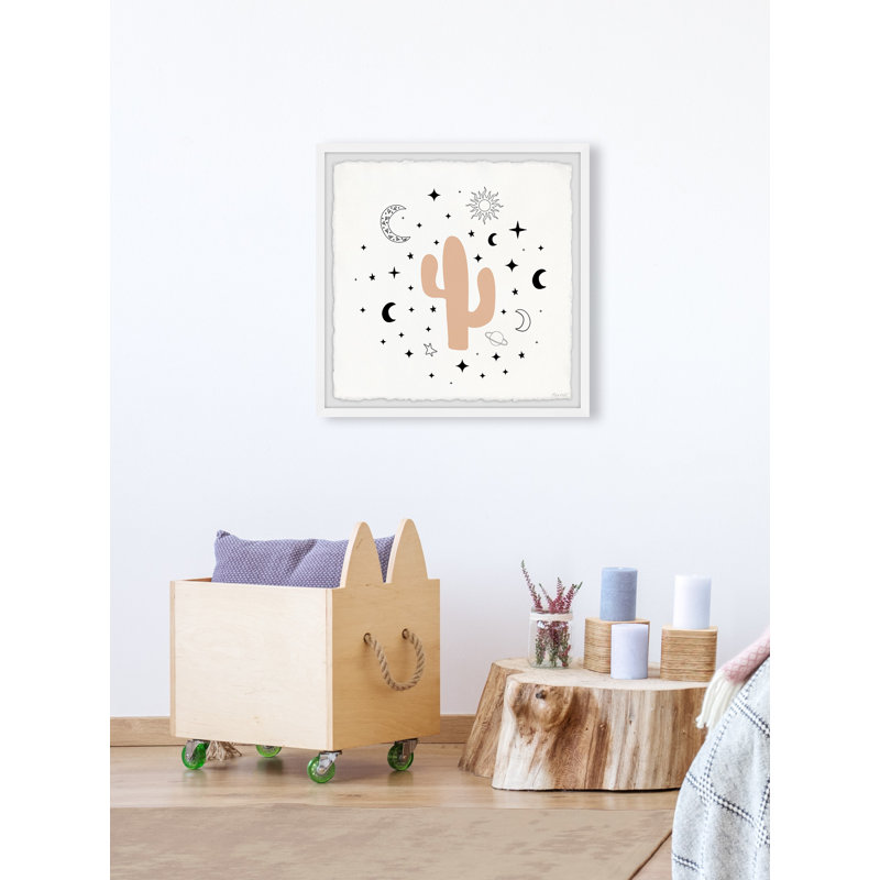 Cactus Significance - Single Picture Frame Painting, 61cm H x 61cm W 