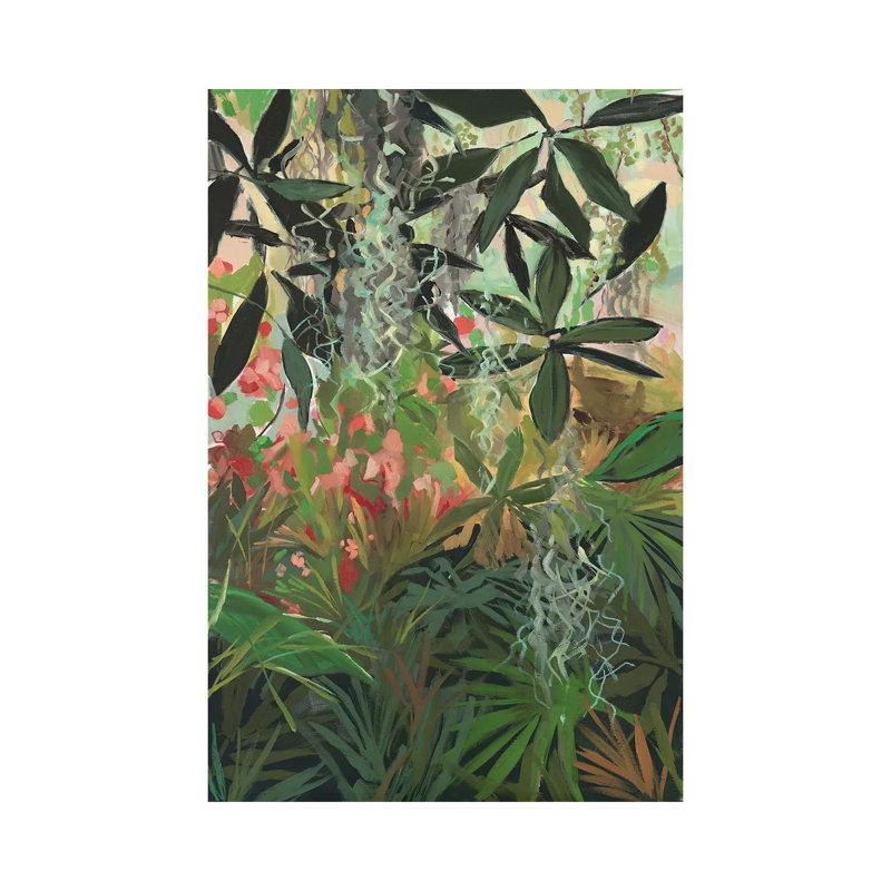 Jungle 1 Piece Wall Art on Canvas, 30.48 cm H x 45.72 cm W, Wrapped Canvas