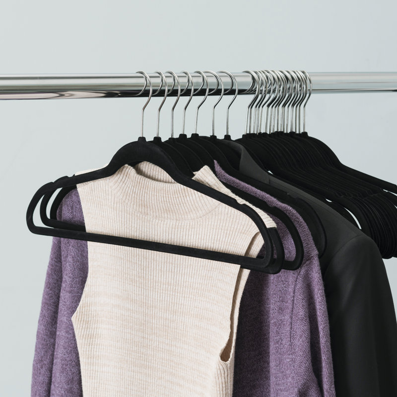 Velvet Non-Slip Standard Hanger for Dress/Shirt/Sweater
