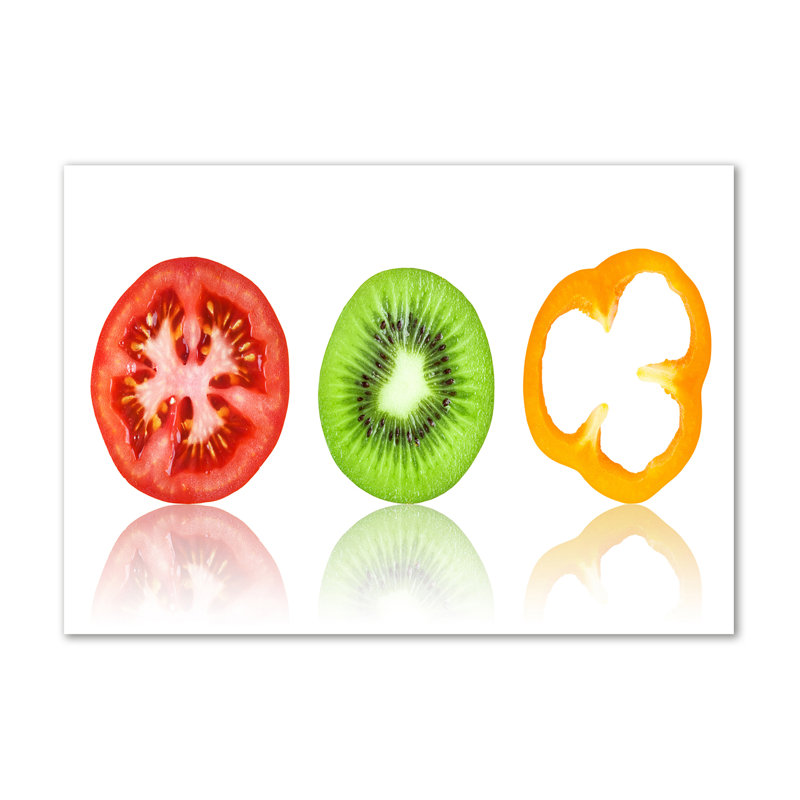Fruits And Vegetables - Wrapped Canvas Print