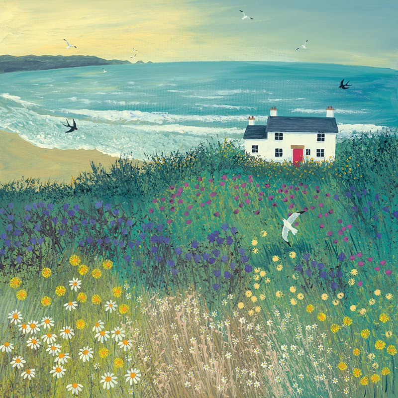Jo Grundy - Wrapped Canvas Painting, 85cm H x 85cm W x 3.8cm D