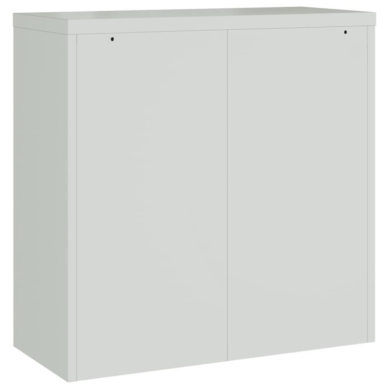Classeur de bureau moderne en acier gris