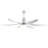 6 PCS ABS Blades  56 Ceiling Fan With Light Kit 3 Color LED Light Source, DC 6 Speed ,Remote Control Ceiling Fan  for Patio Living Room, Bedroom, Office,Indoor.(( White  )-1848013564-1848013563