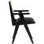 Fauteuil de salle à manger en simili cuir Amran-948672989-948672991
