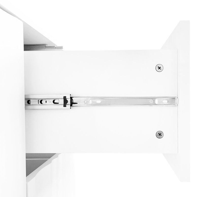 Armoire ajustable à motif de vagues blanches - pour le salon, le bureau, l'entrée 2 portes, les tiroirs de rangement