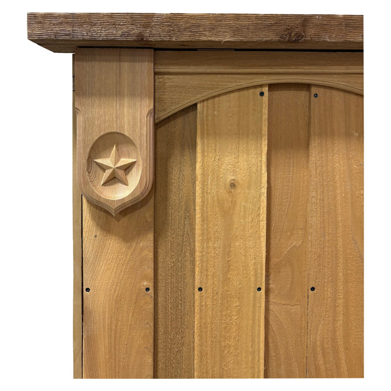 Clôture 2 x 6 po Texas Star v3.3 CP - Support extérieur en bois de cèdre pour clôture, pergola, pavillon et abri de patio