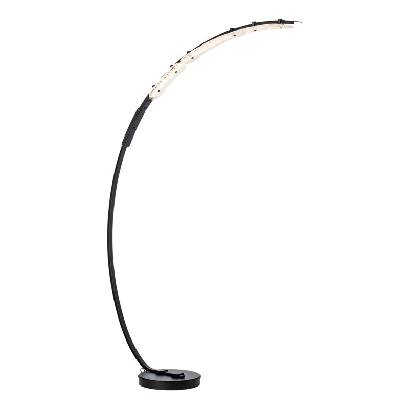 Glissade LED Arc Floor Lamp By Andy Morter, Black