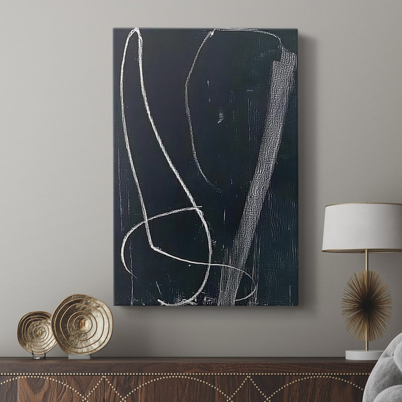 ABSTRACT Series DCVII -Custom Wrapped Gallery Cavas, 27" H x 18" W