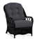 Chaise avec accoudoirs en rotin Everglade
