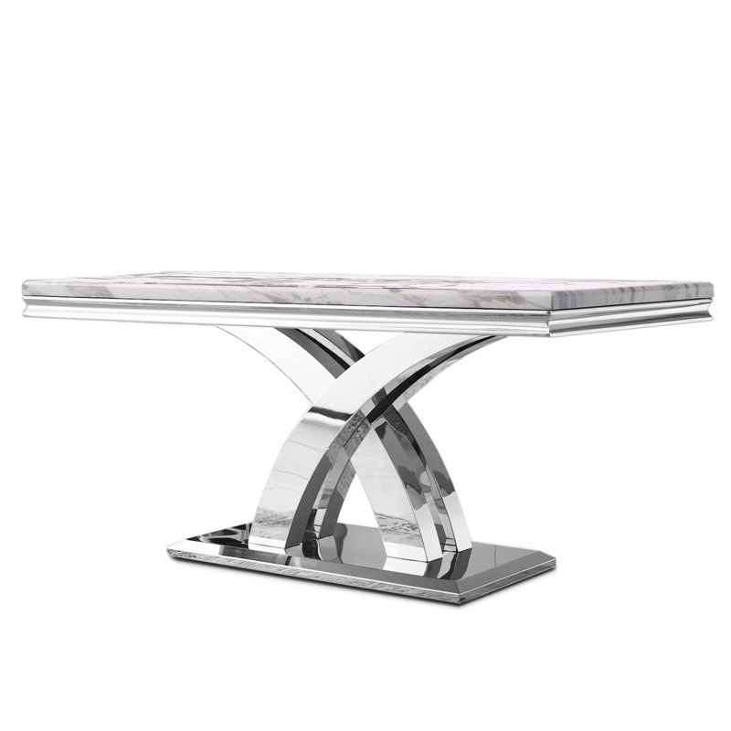 Adalid Metal Base Dining Table