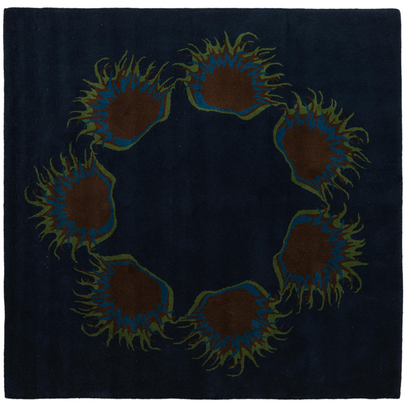 Tapis bleu marine rectangulaire 7 pi Pineland