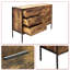 Commode double horizontale à 6 tiroirs Weyerton