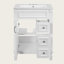 Meuble-lavabo moderne 24 po avec lavabo en céramique, 2 tiroirs, tablette réglable-954094732-954094735