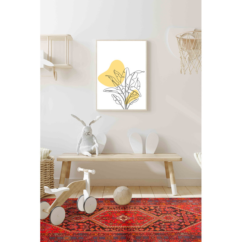 Tapis noir Anadol 4 pi 7 po x 7 pi 9 po