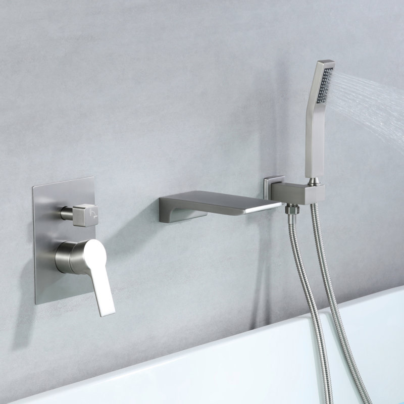 All-In-One Kit with Rough in-Valve, Brushed Nickel