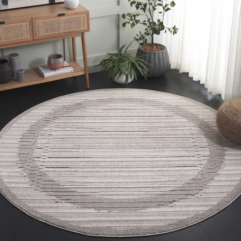 Jade 100 Performance Abstract Rug, Square 6'7"