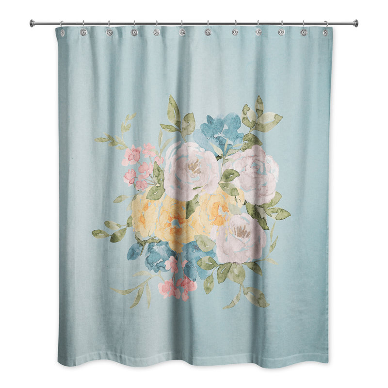 Rideau de douche aquarelle