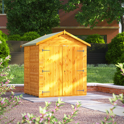 Powersheds 5 x 6ft Apex Timber Tongue & Groove Storage Shed