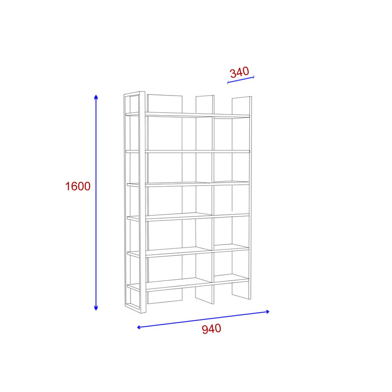 Geometric Bookcase