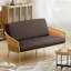 Housse pour canapé-lit réversible en tissu de polyester réversible avec fermeture à glissière 3 côtés-87758523-96484498