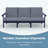 Zolah 3-Person Outdoor HDPE Seating Group with Cushions-1229445045-1229445044