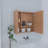 4-Shelf Bathroom Medicine Cabinet With Mirror-1488792165