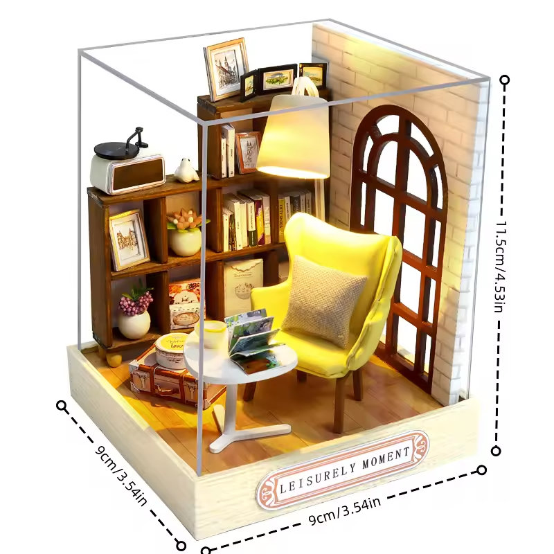 Ensemble de maison de poupée Leisurely Moment - Miniature Wizardi