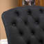 Chaise d'appoint rembourrée en lin capitonné Pangle-100640932
