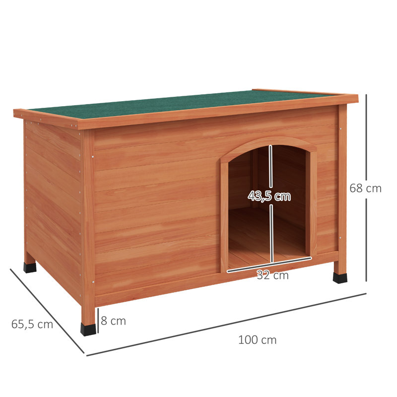 Solid Wood Dog House