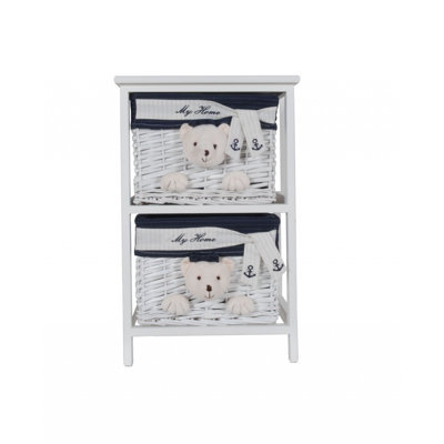 Southsea 12.5'' W Solid Wood Nightstand